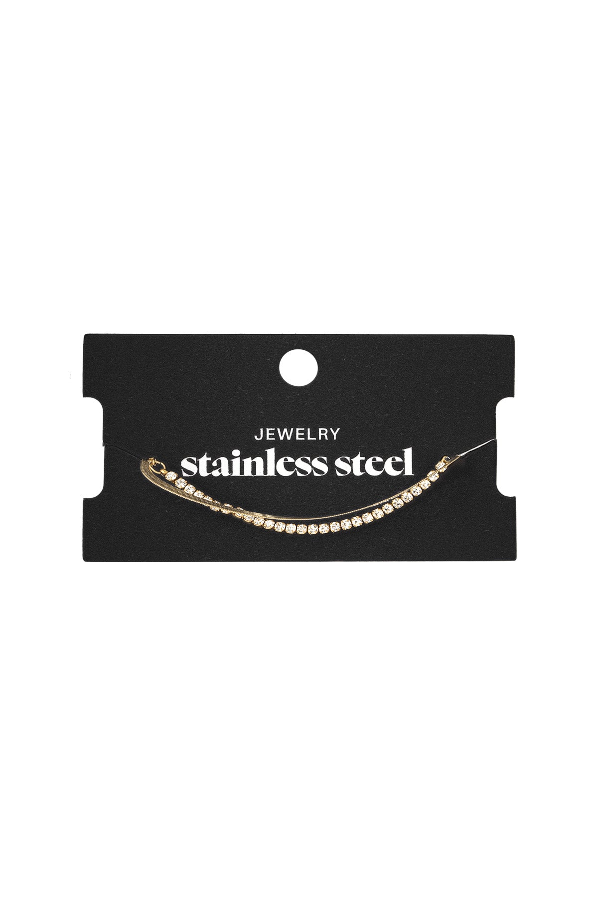 Dubbele Strass Armband