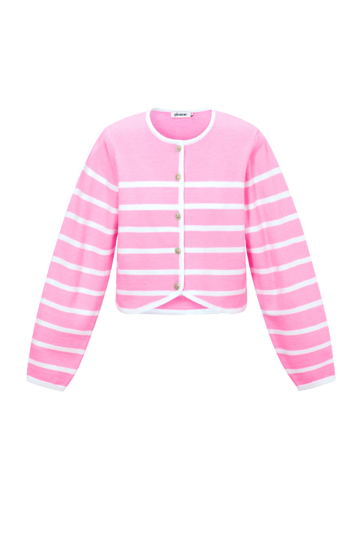 Gestreept Gebreid Vest
