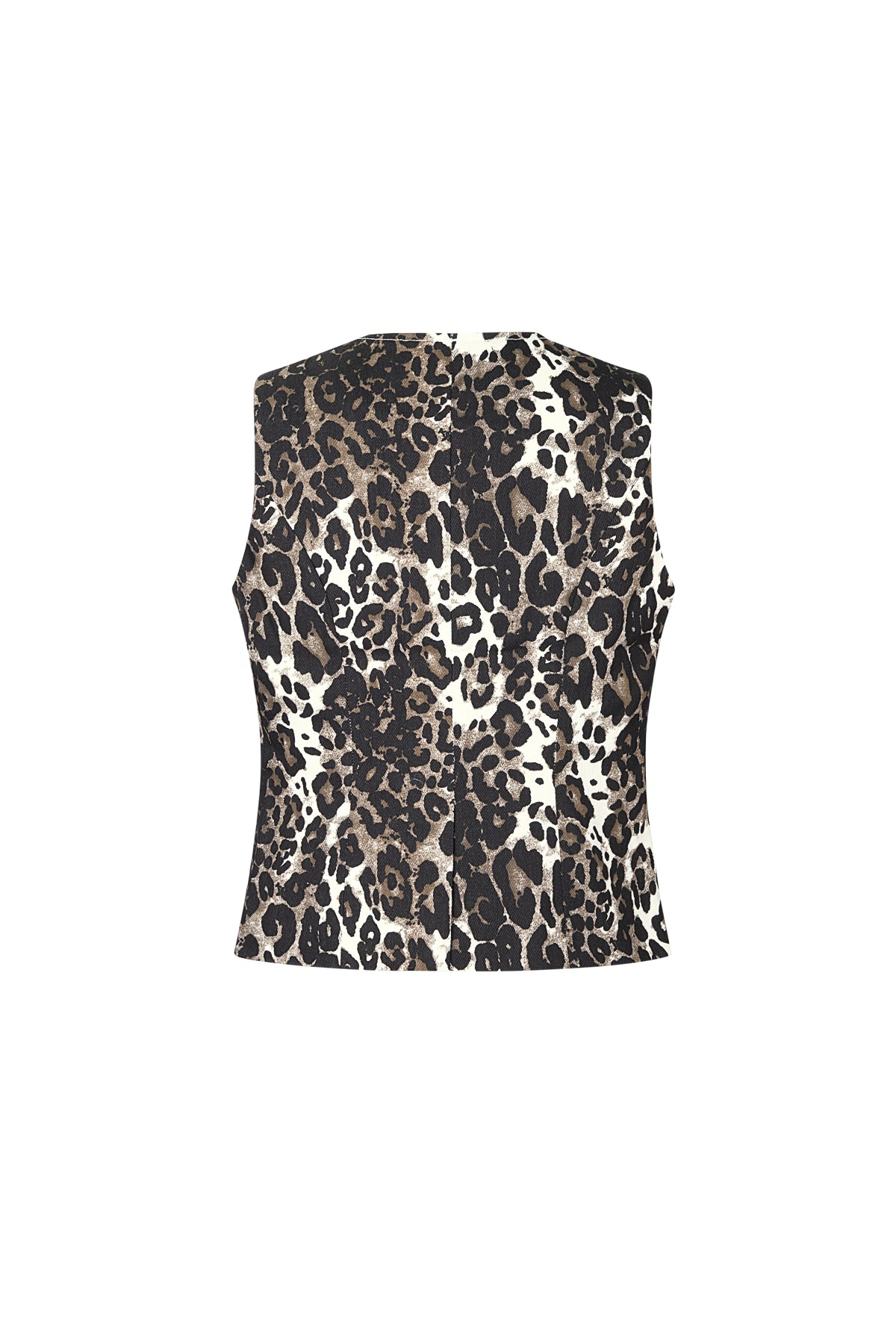 Top met Luipaardprint