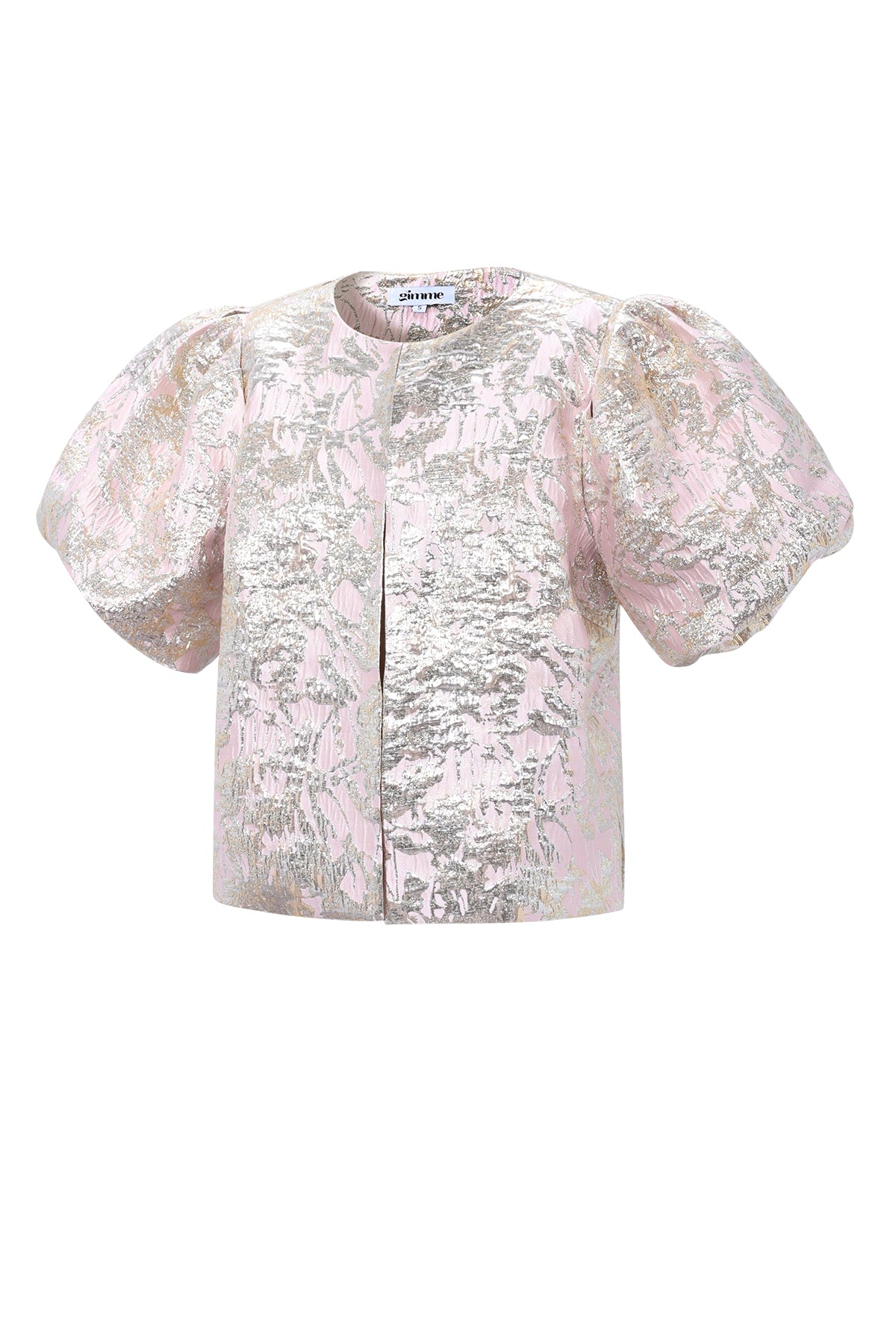 Top met Pofmouwen en Bloemenprint