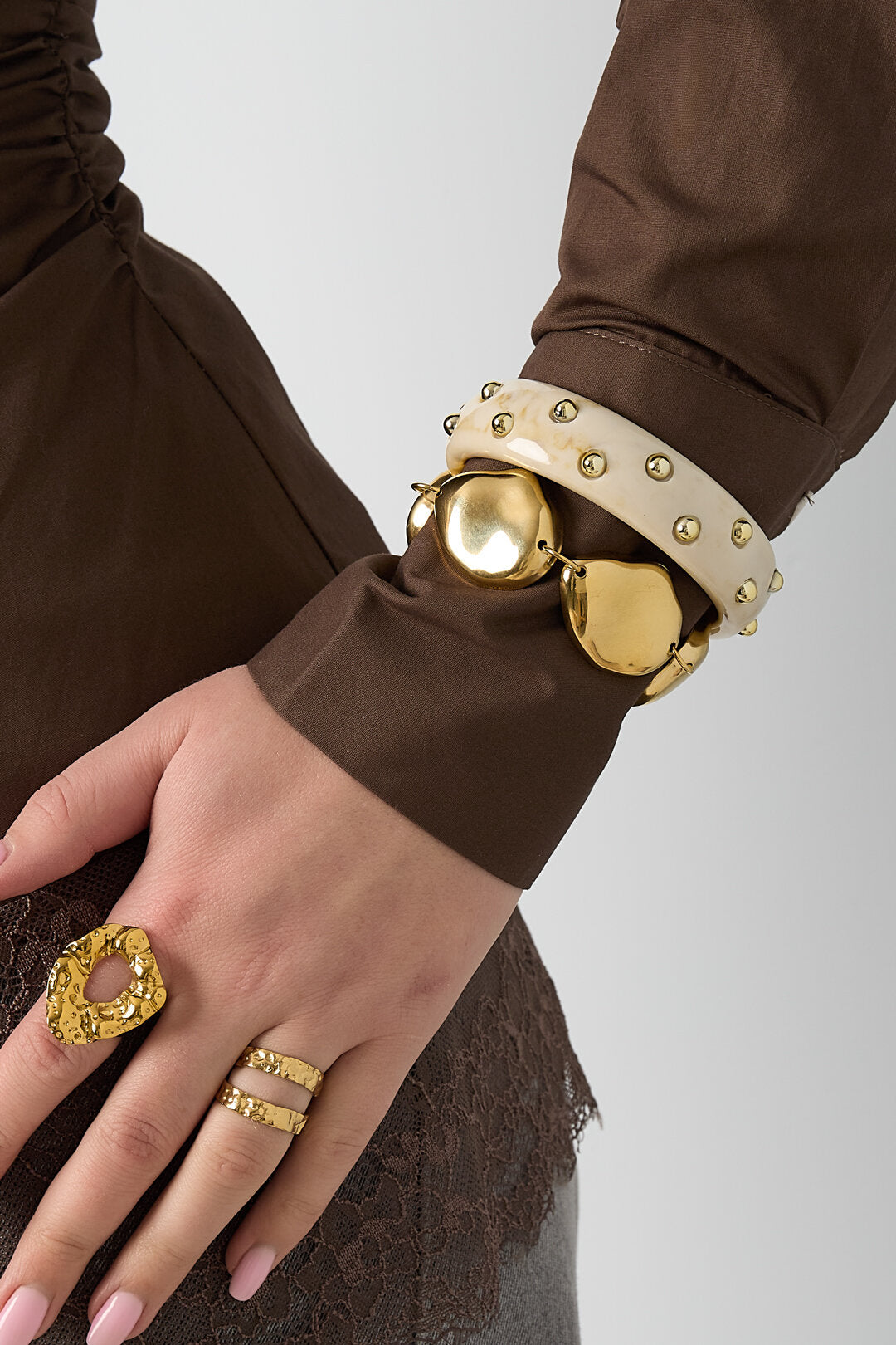 Rustieke Schakelarmband