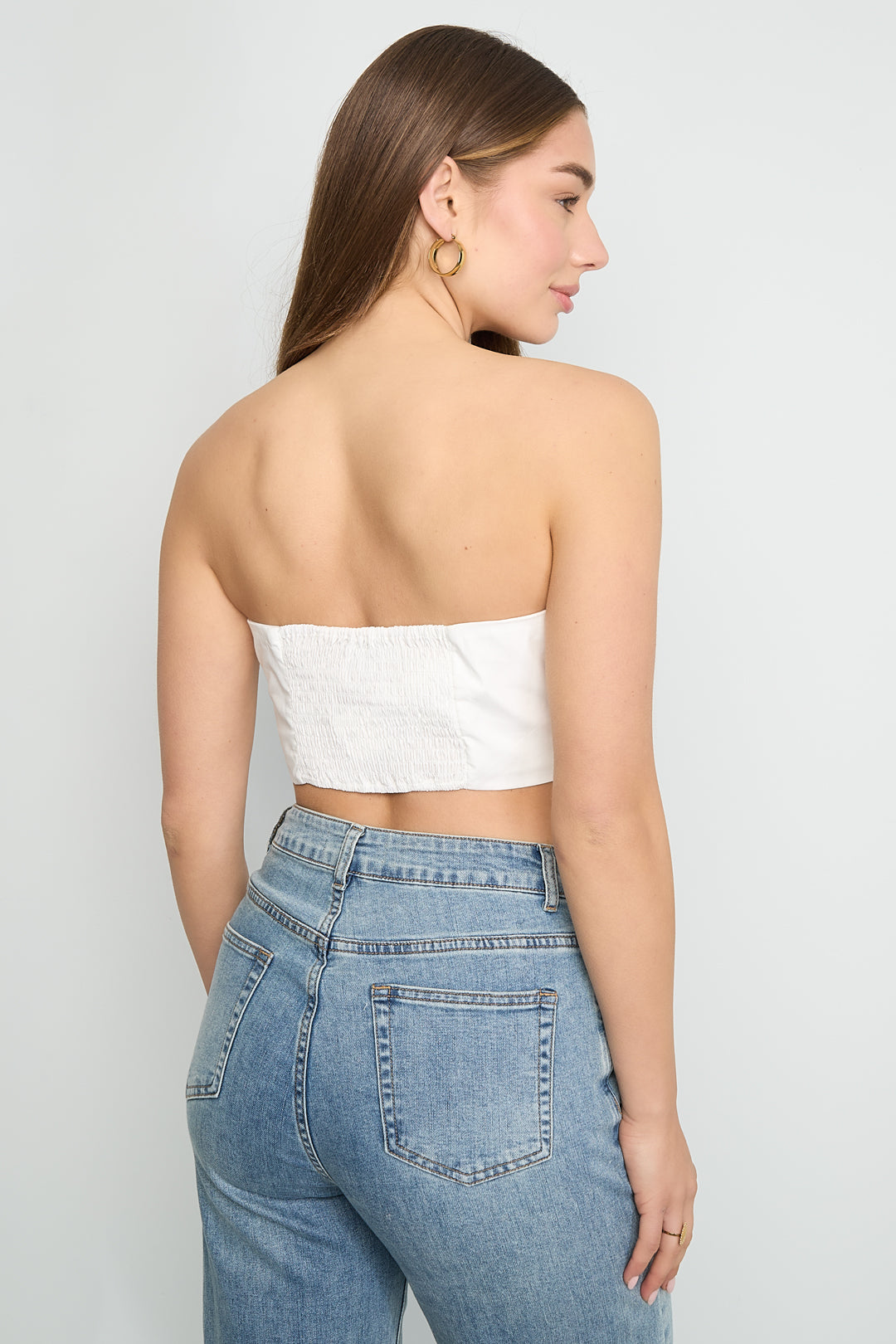 Tube Top met Strikdetail