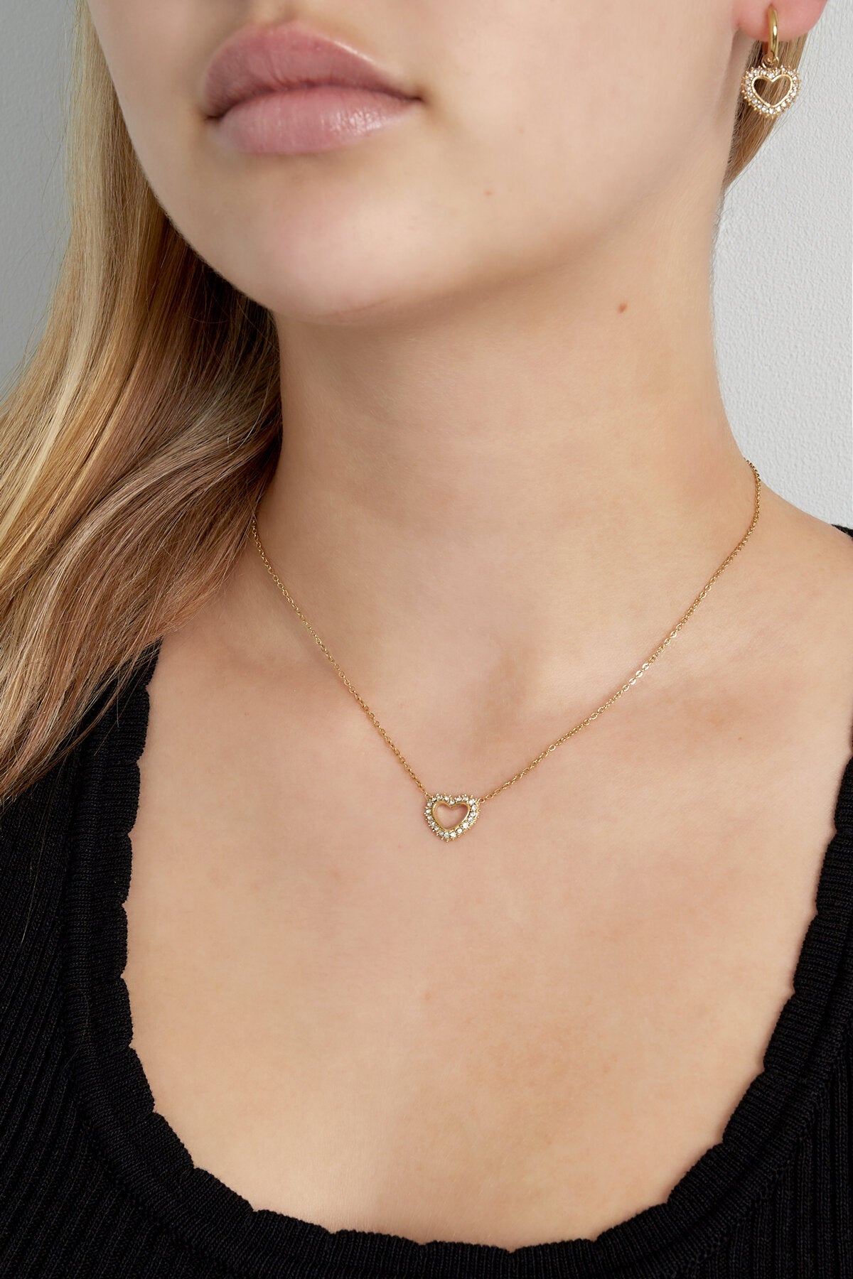 Strass Hartketting