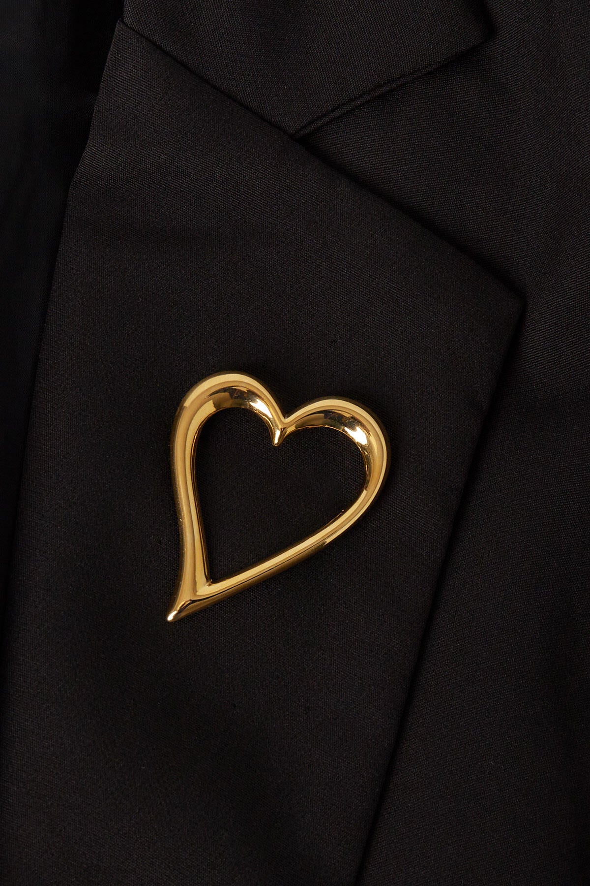 Open Hart Broche
