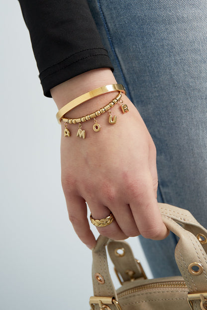 Amour Bedelarmband