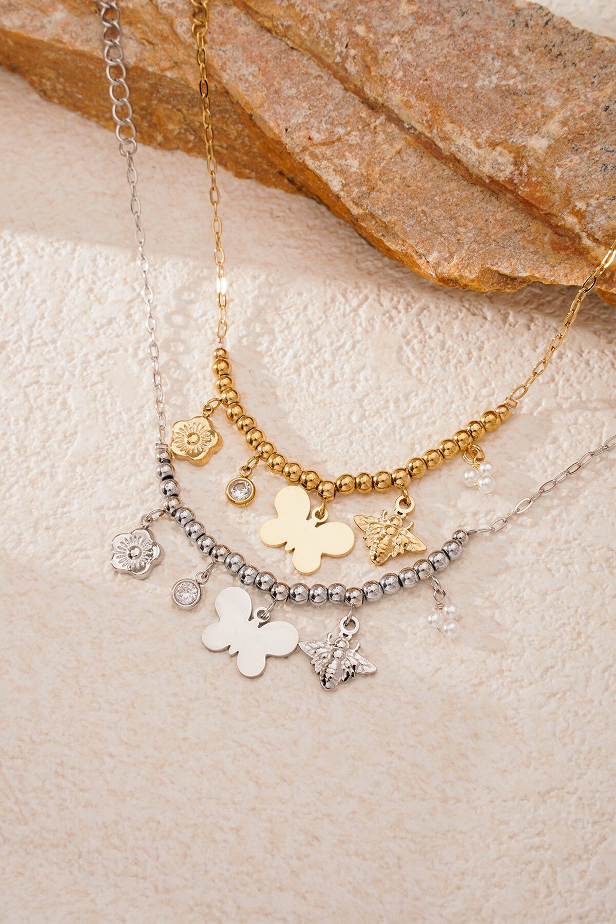 Vlinder Bedelarmband