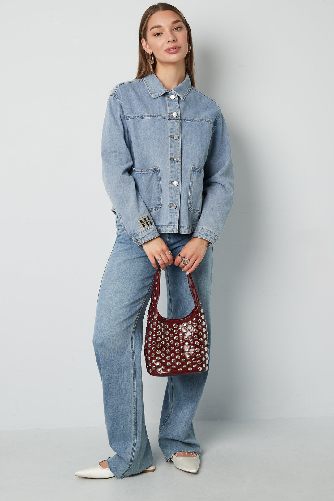 Stud Clutch Tas