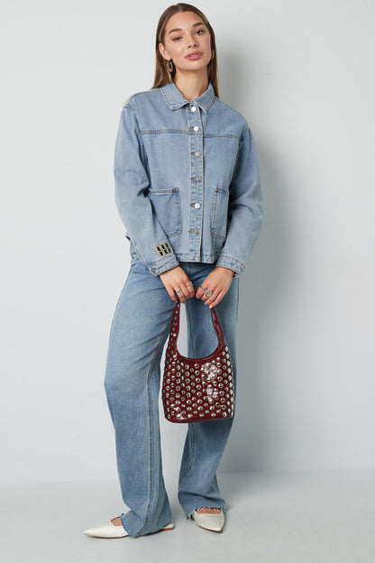 Stud Clutch Tas