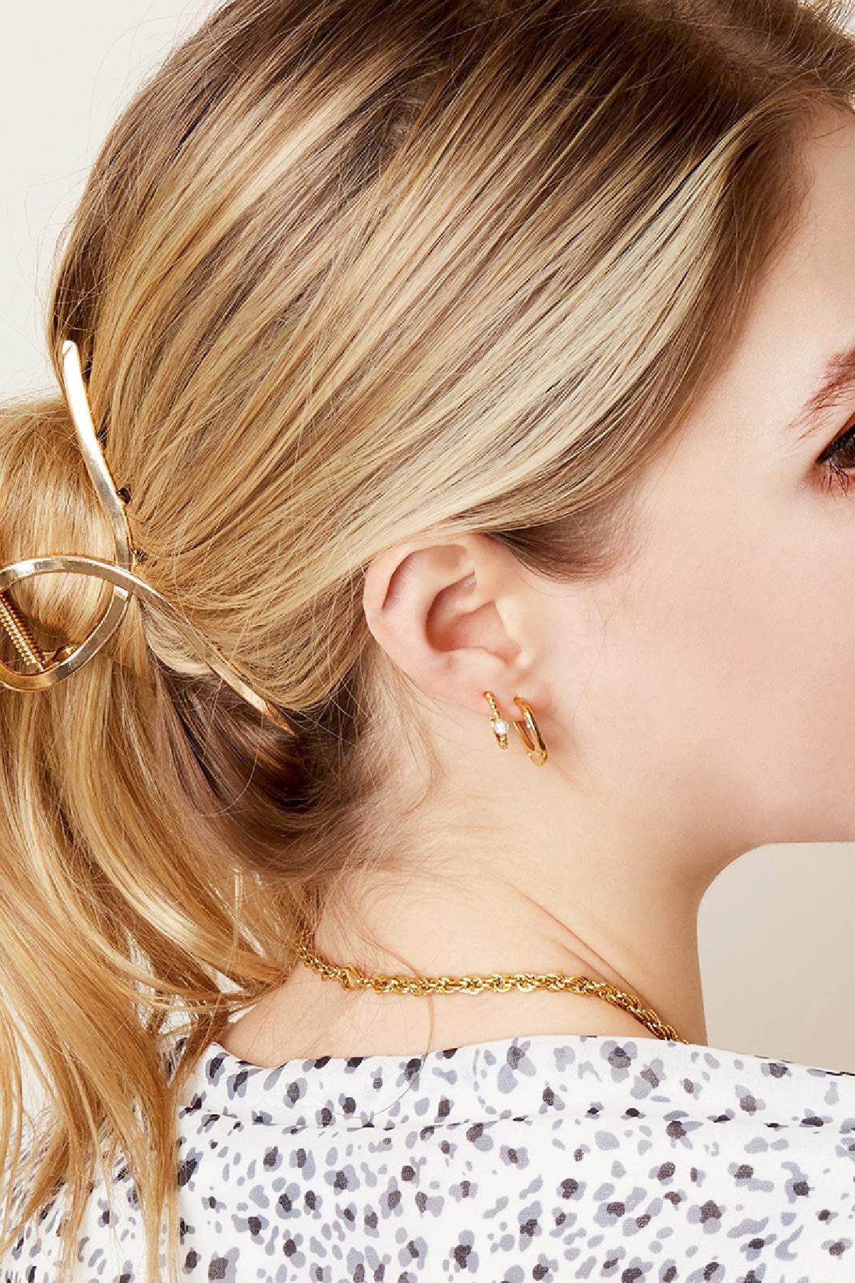 Vintage Haarclip Goud