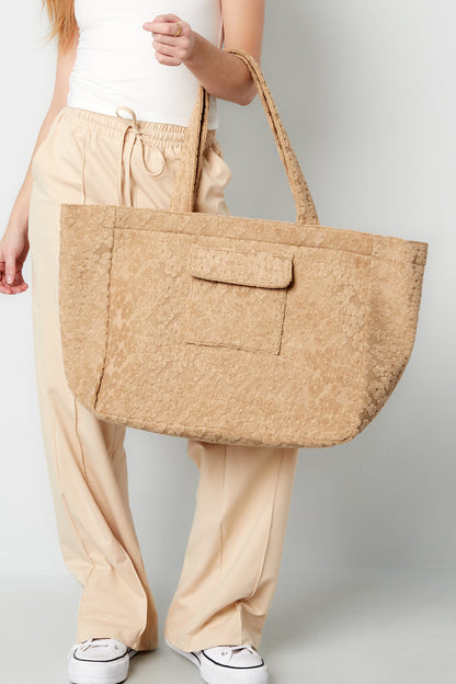 Grote flower girl tas
