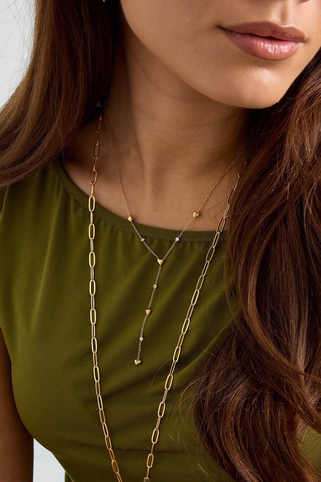 Y-Ketting Met Hartjes