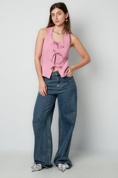 Casual Top met Striksluiting