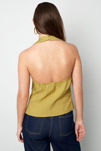 Casual Top met Striksluiting