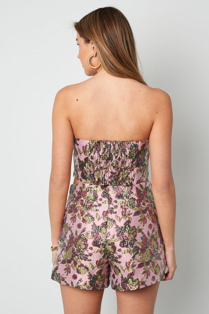 Bloemenprint Bandeau Top