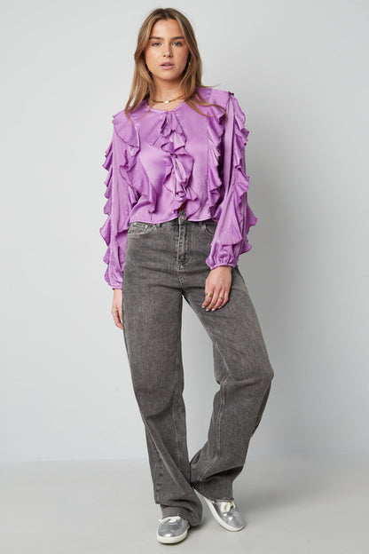 Shirt met Ruches