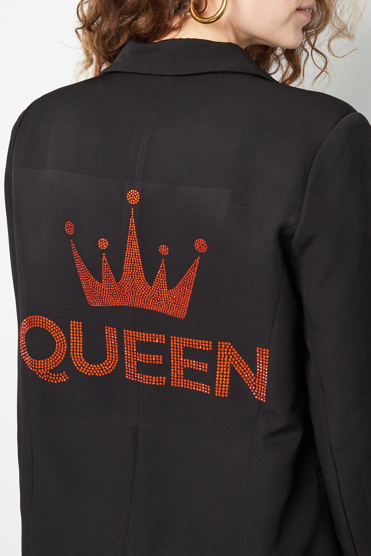 Blazer met Queen Borduring