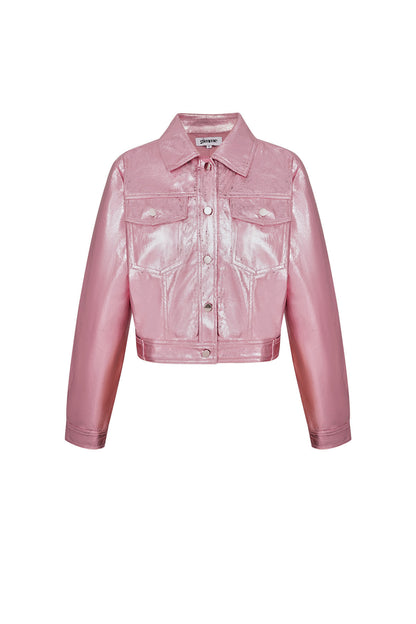 Roze Metallic Jasje