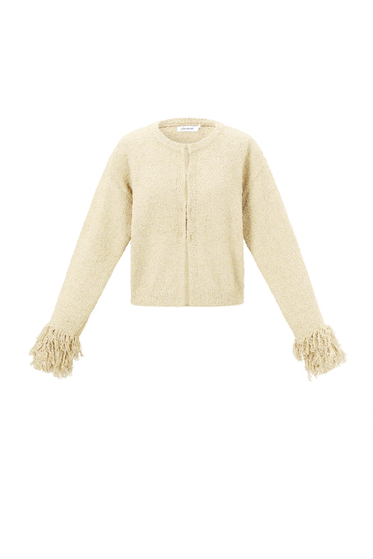 Gebreid Vest met Franje Details