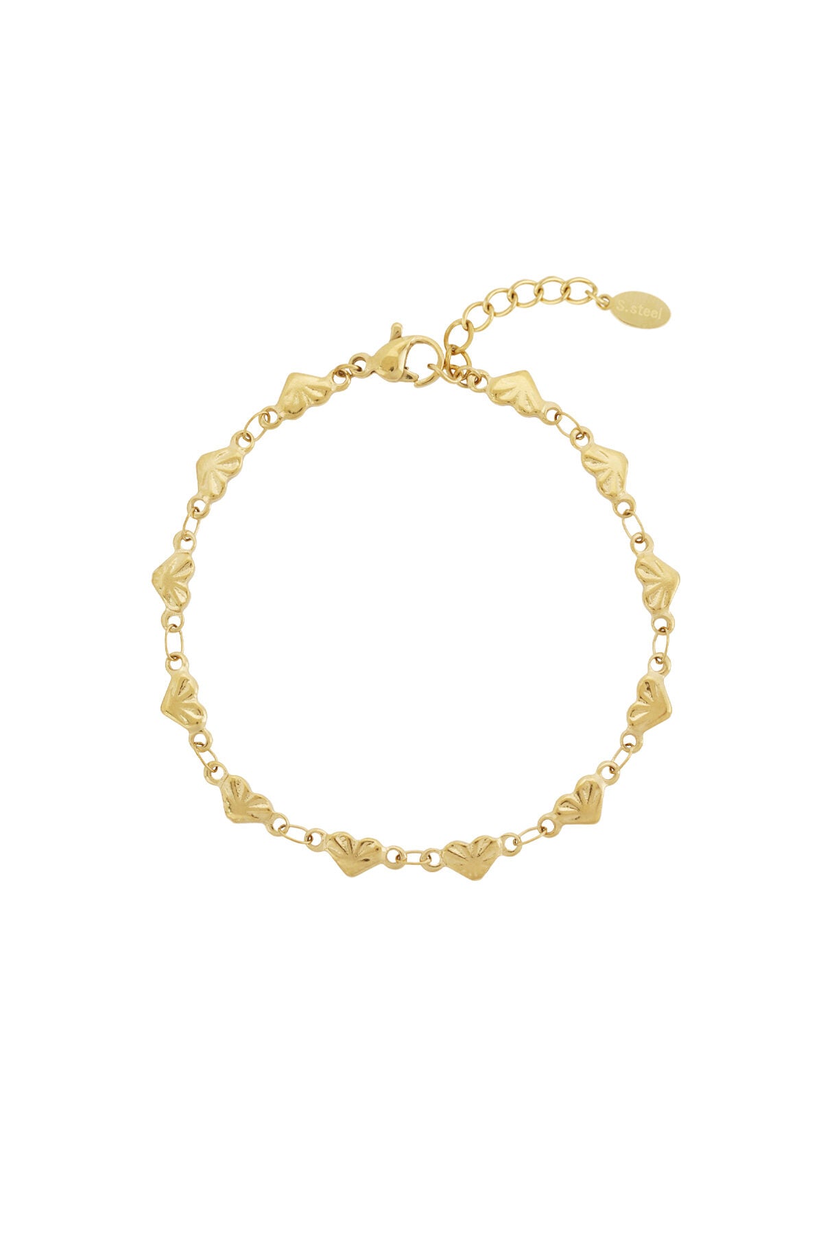 Hartjes Schakelarmband