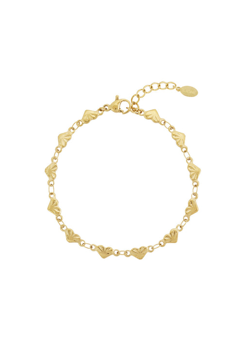 Hartjes Schakelarmband
