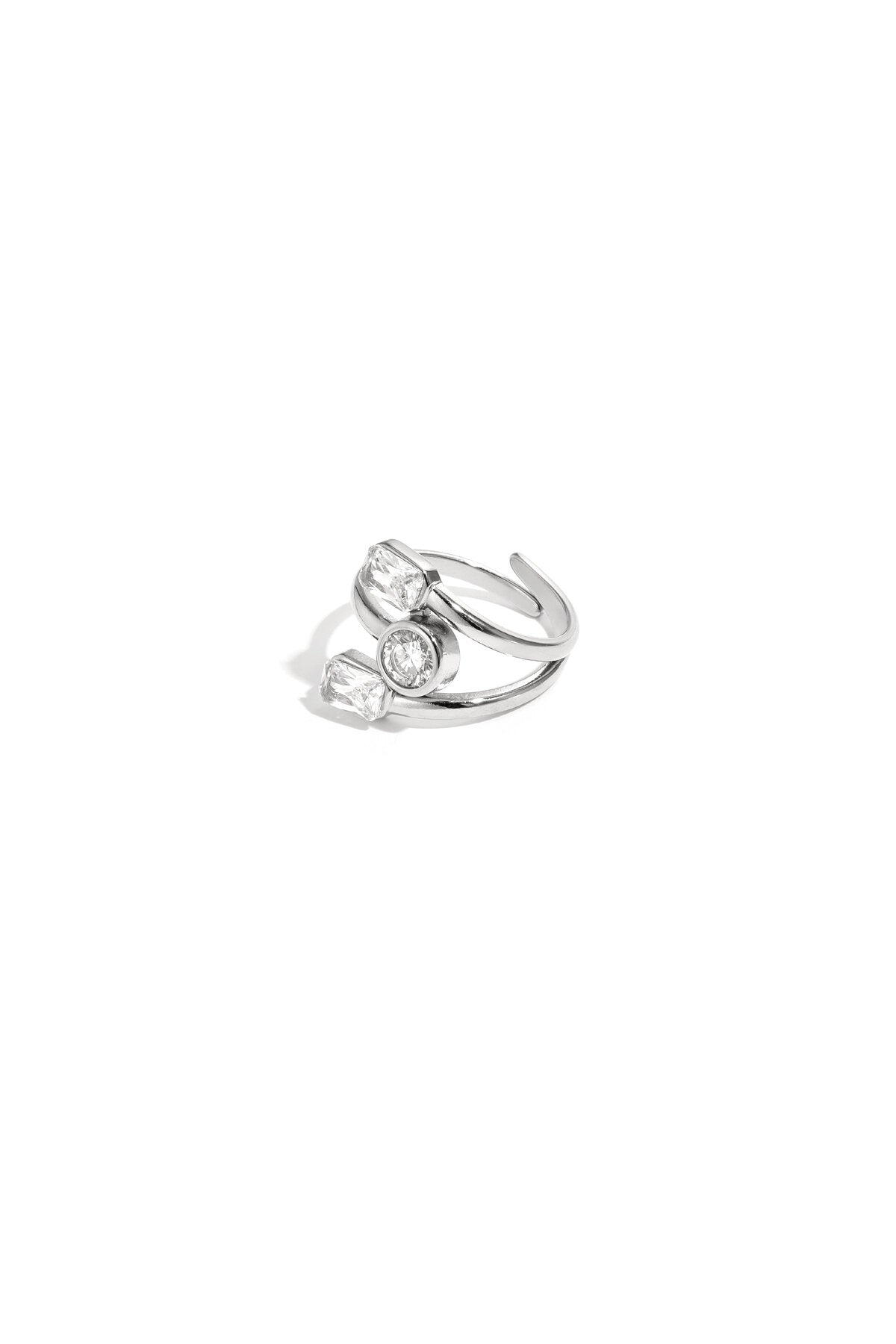Cluster Edelsteen Ring