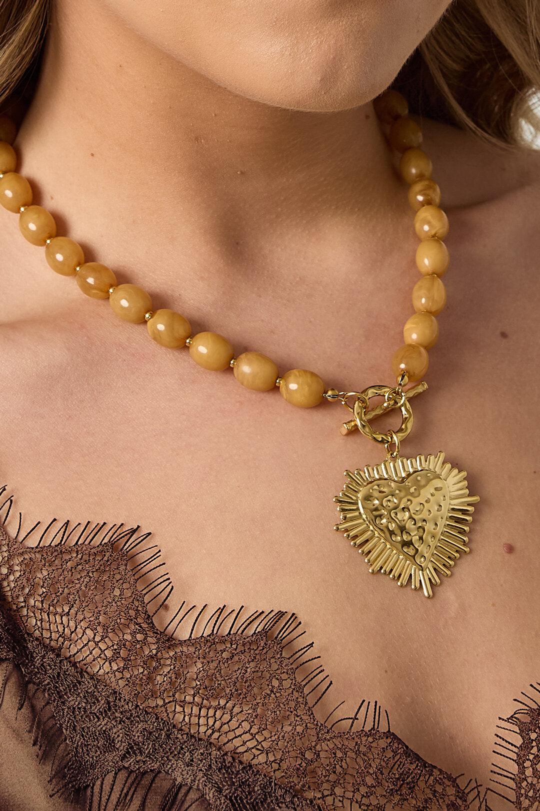 Kralenketting Met Hart