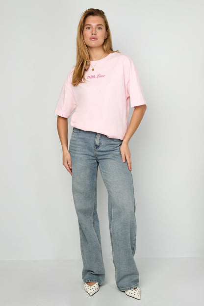 Casual T-shirt ‘Met Liefde’