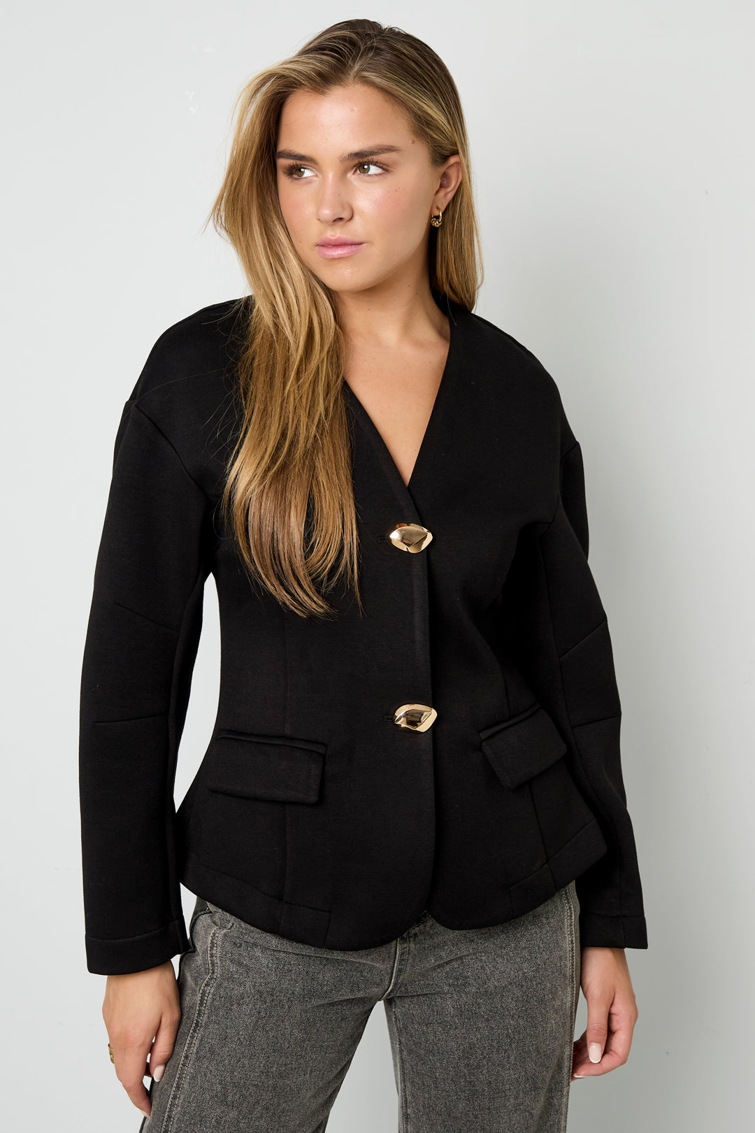 Blazer met V-Hals