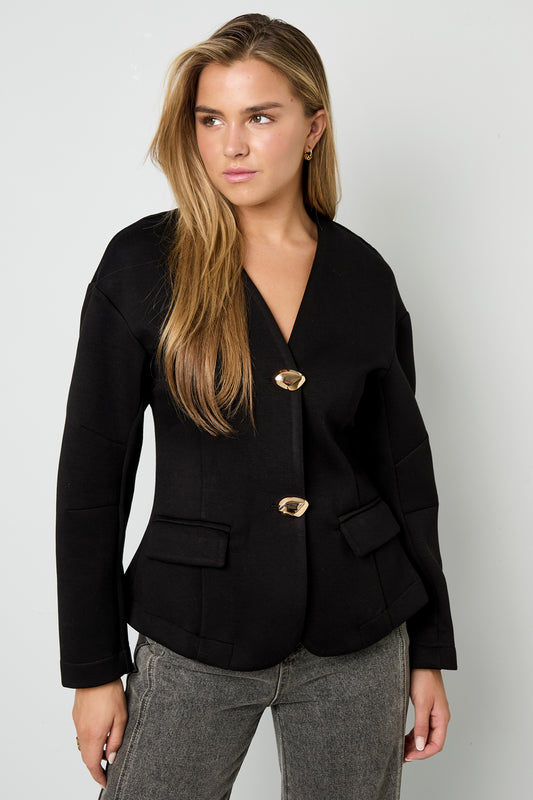 Blazer met V-Hals