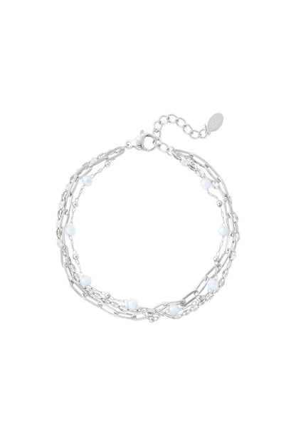 Driedubbele Schakelarmband