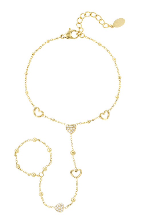 Hart Handketting Armband