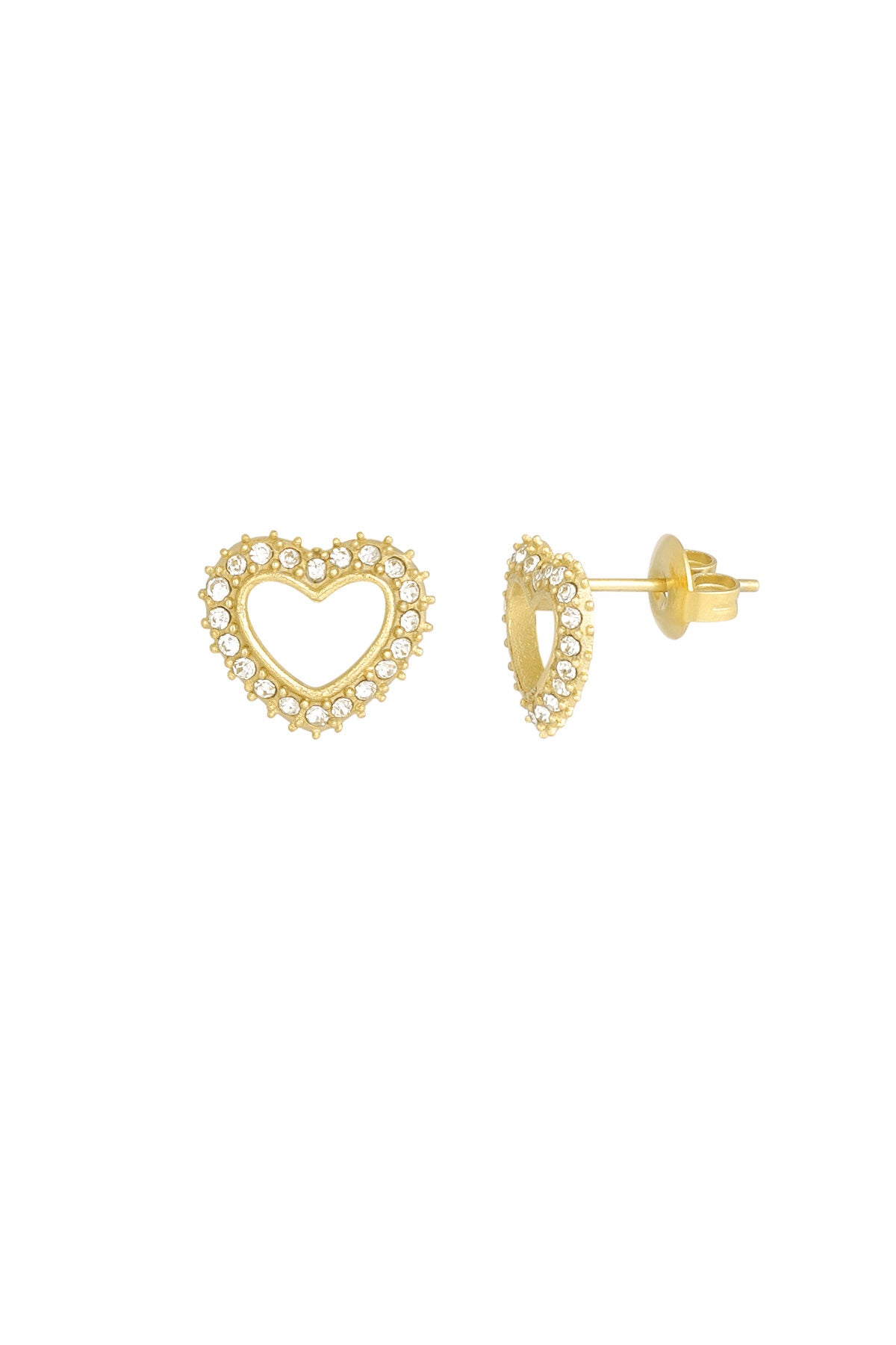 Strass Hart Studs