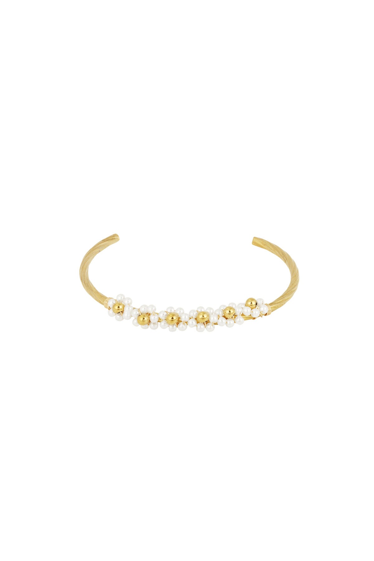 Parel Bloem Cuff