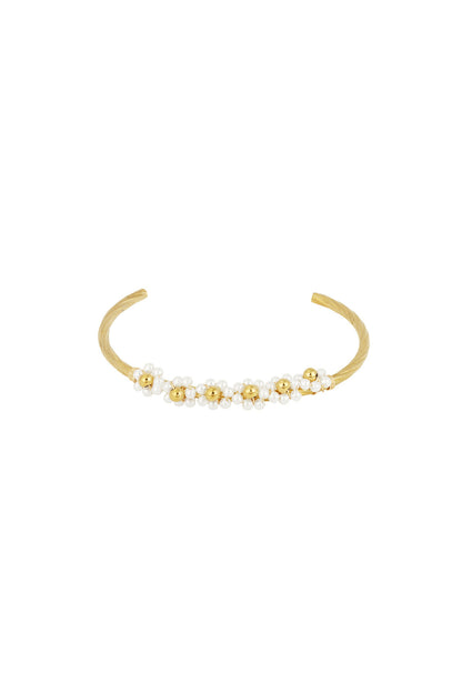 Parel Bloem Cuff