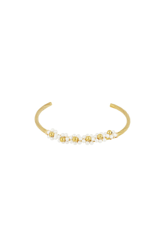Parel Bloem Cuff