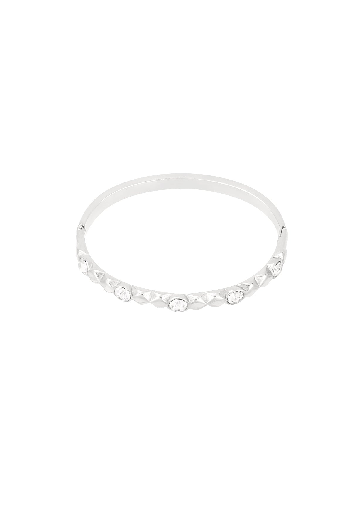 Relief Strass Bangle