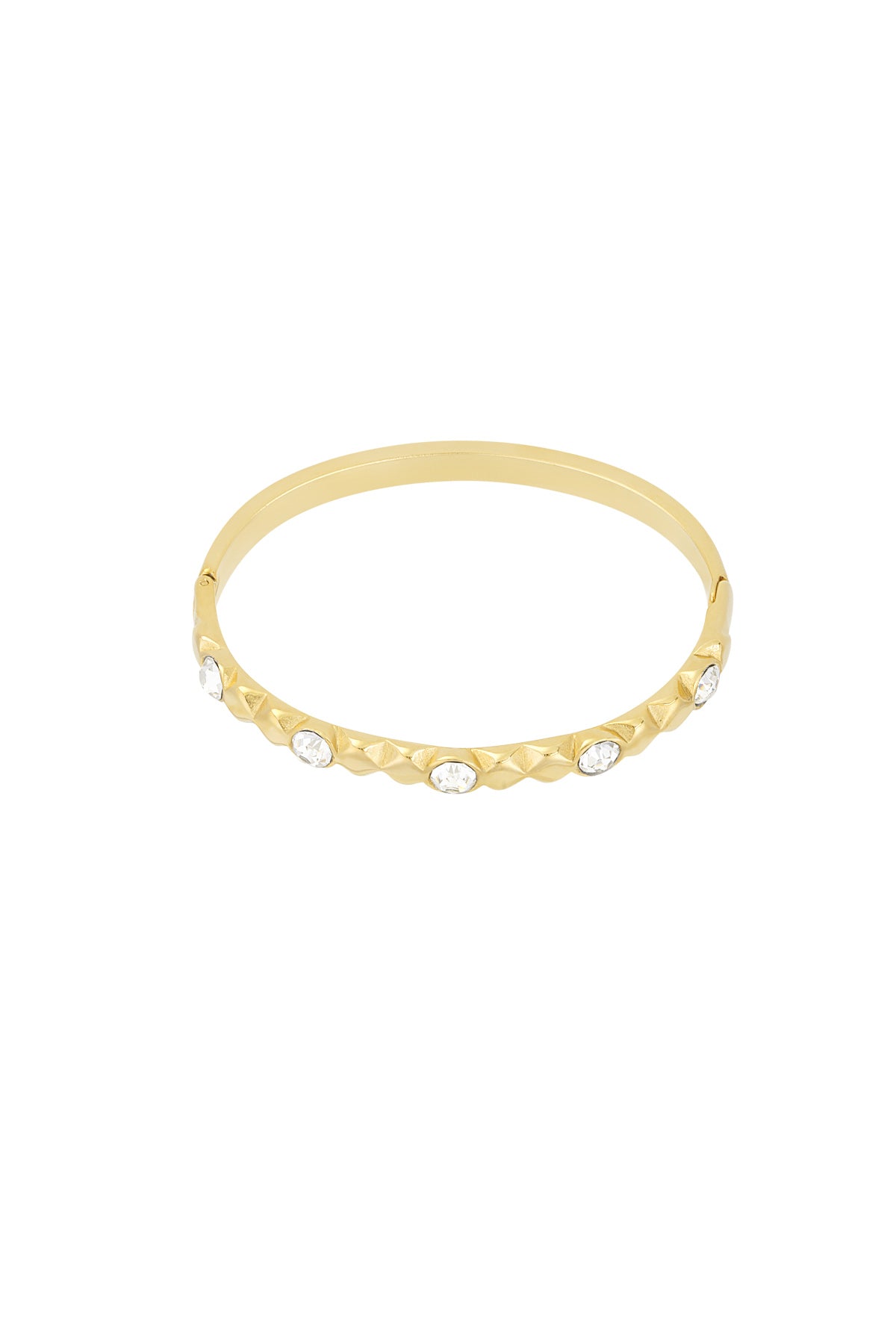 Relief Strass Bangle