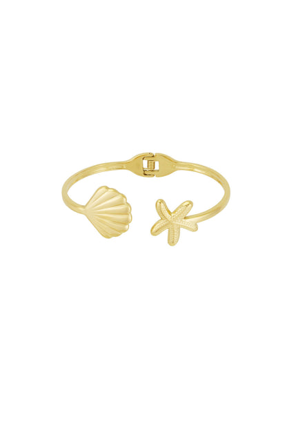 Schelp Zeester Cuff