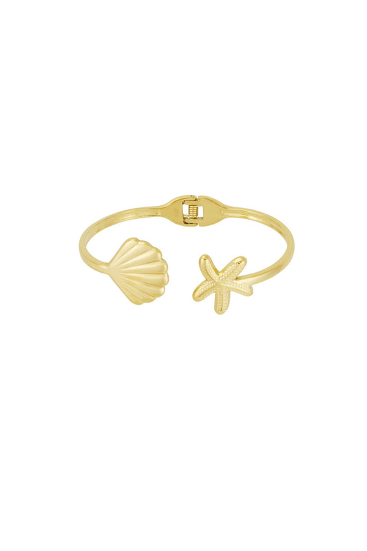 Schelp Zeester Cuff