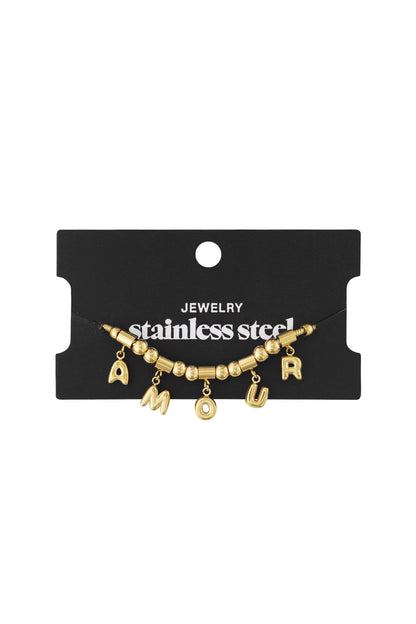Amour Bedelarmband