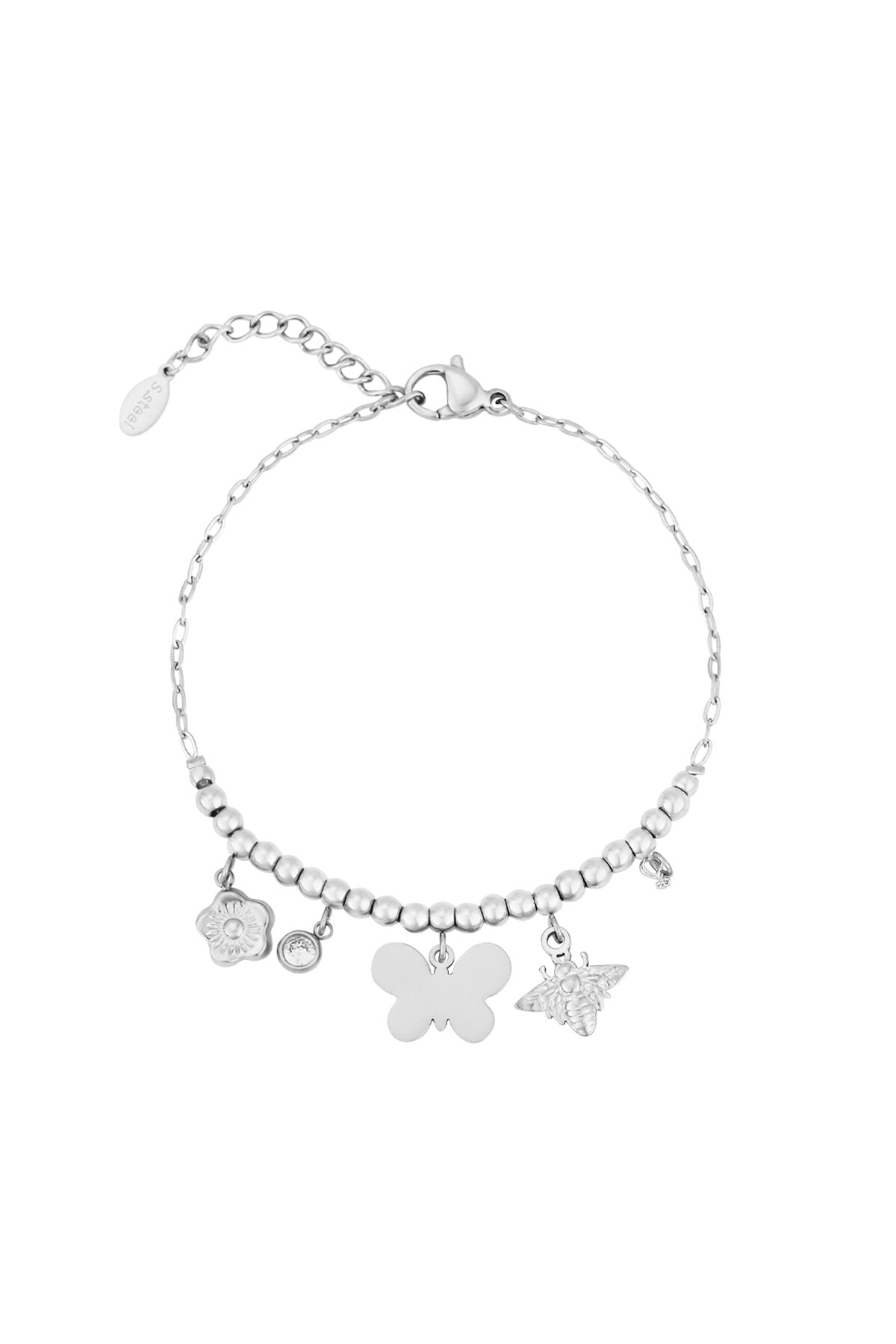 Vlinder Bedelarmband
