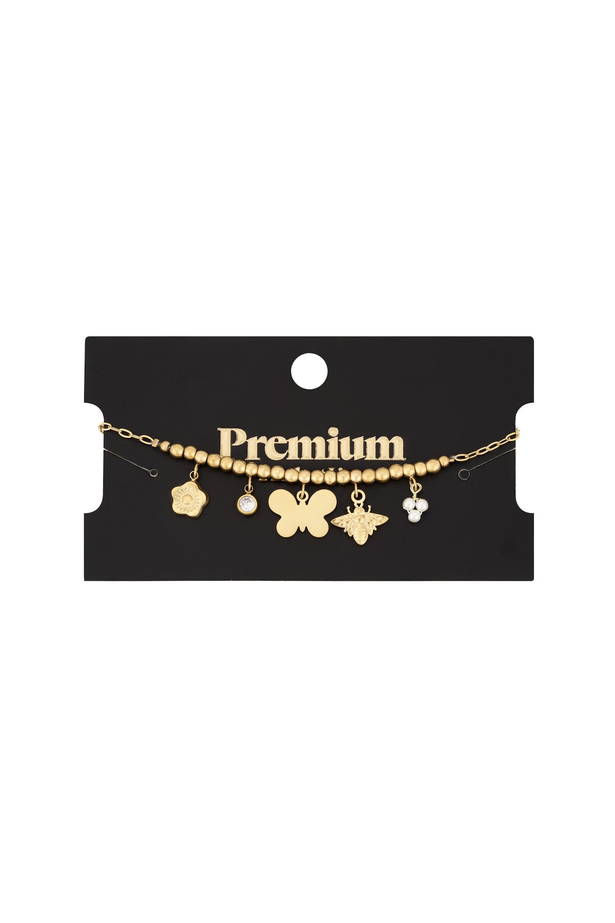 Vlinder Bedelarmband