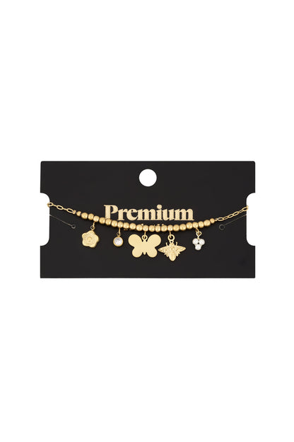 Vlinder Bedelarmband