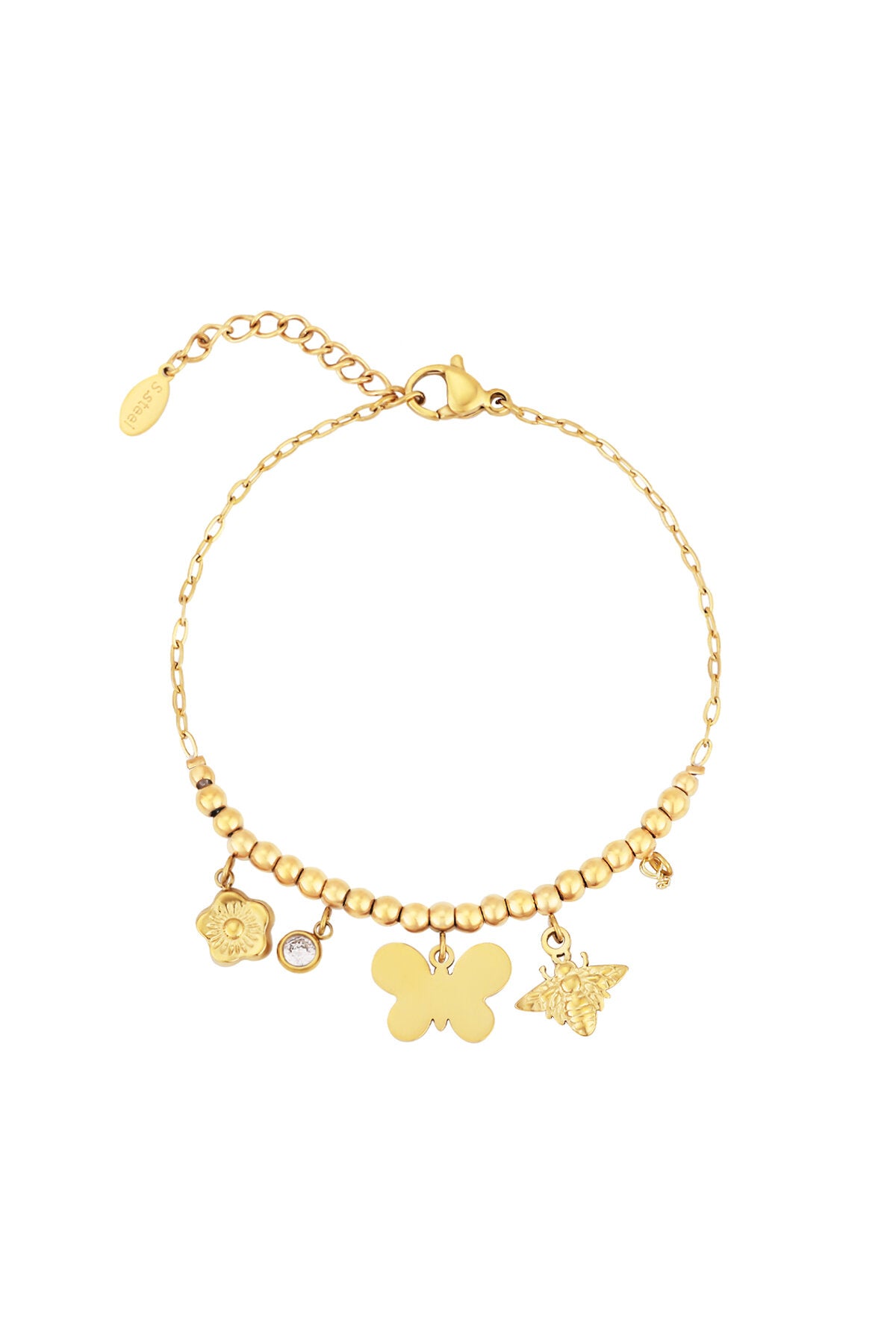 Vlinder Bedelarmband