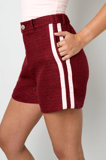 Short met Zijstreep