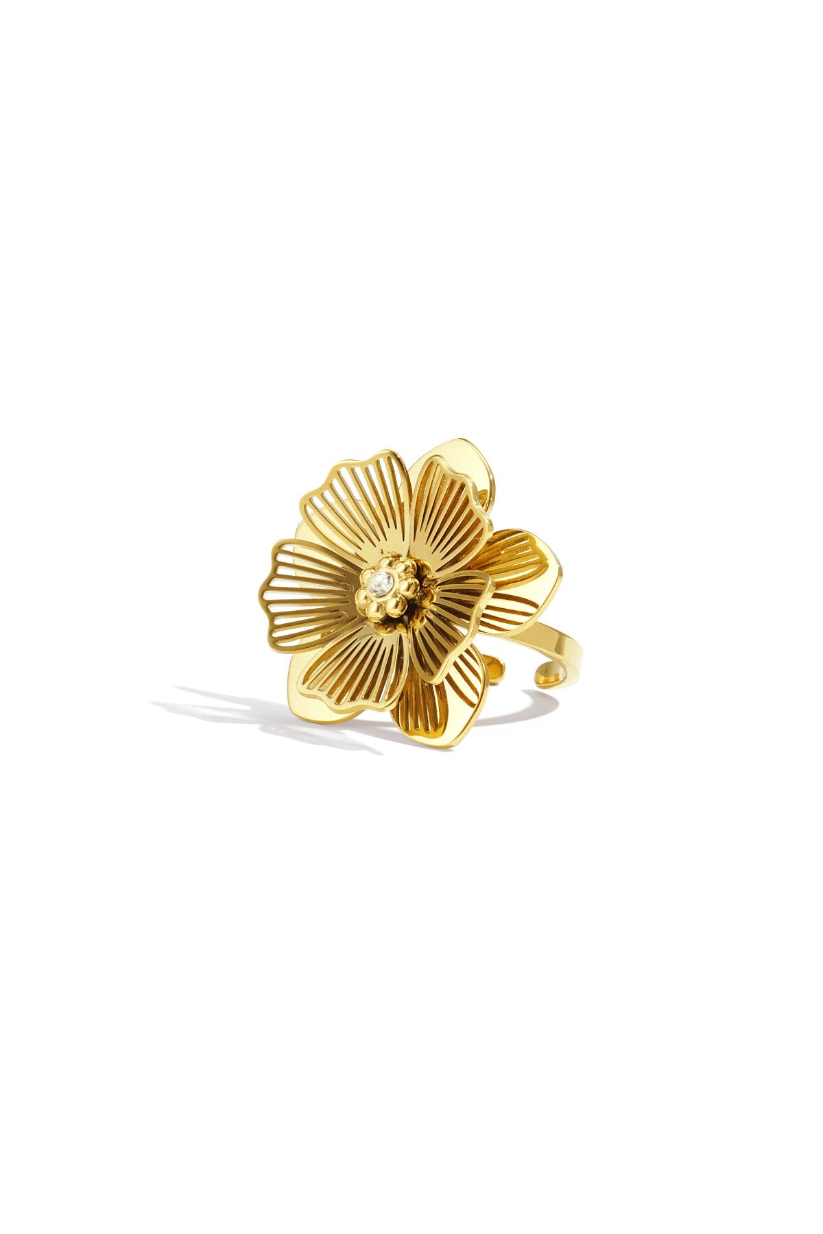 Statement Bloemenring