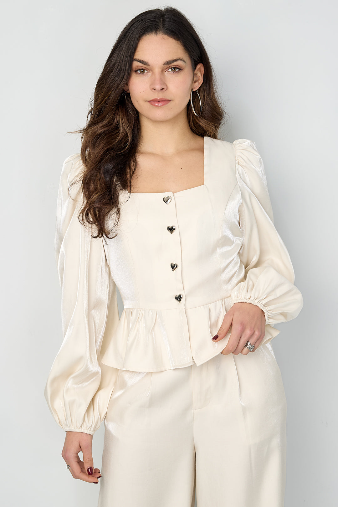 Elegante Top met Knopen