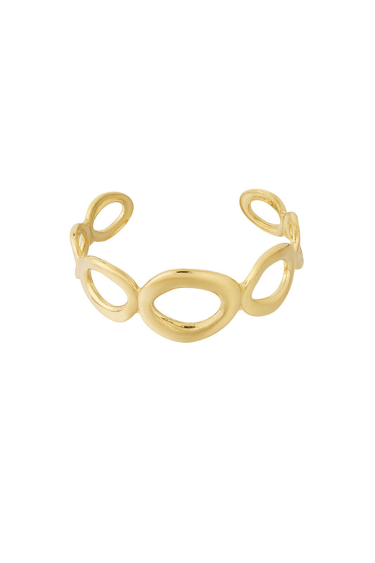 Ovale Schakel Cuff