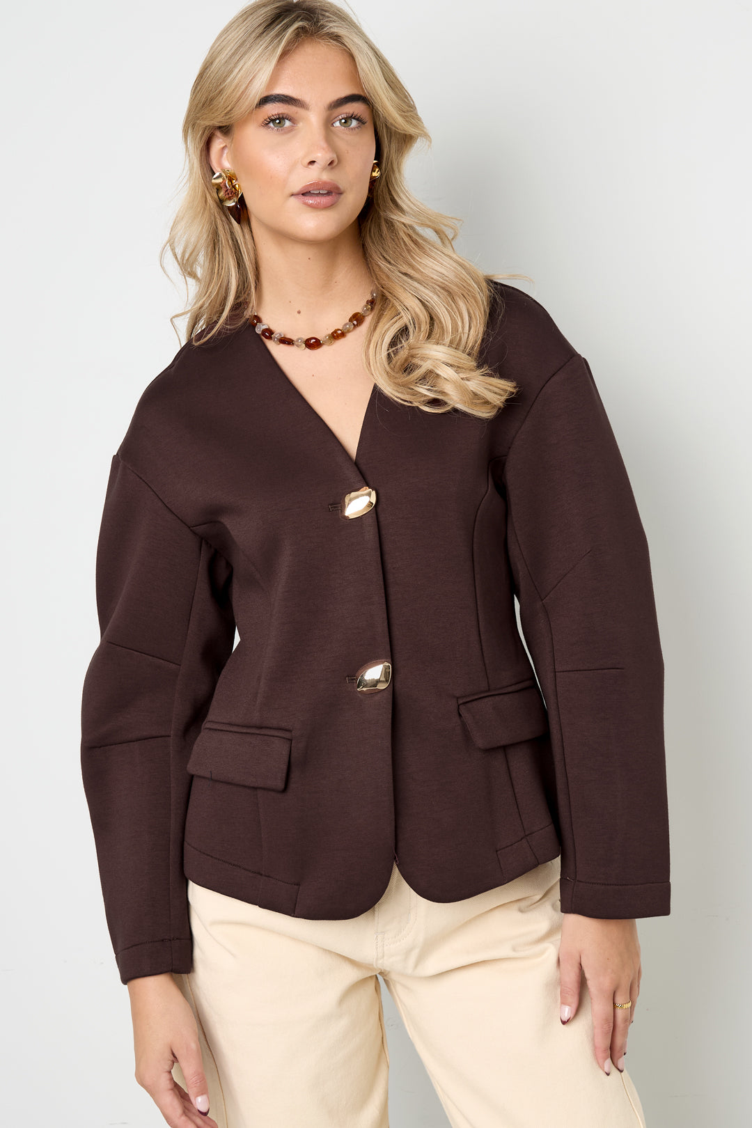 Blazer met V-Hals