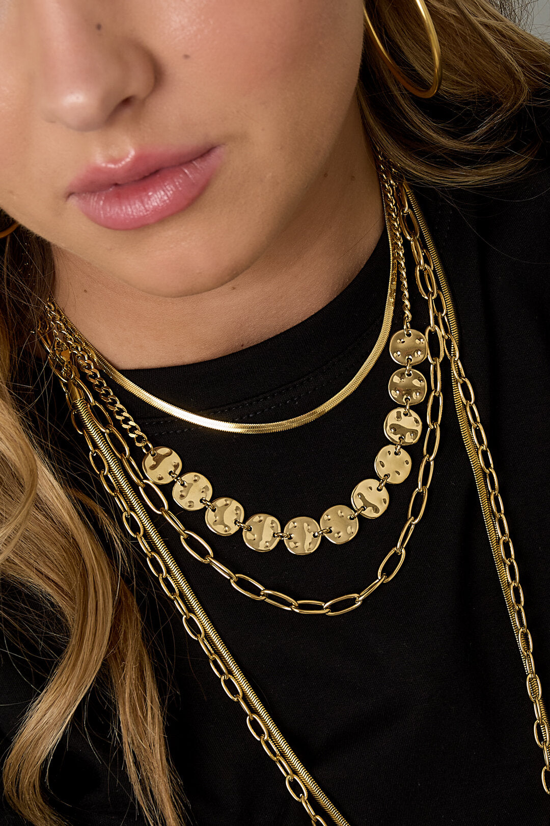 Statement Gelaagde Ketting
